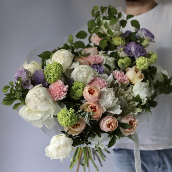 Watercolor signature bouquet - Размер L