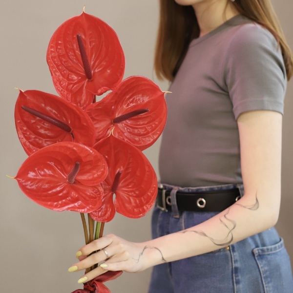 Bridal bouquet of Anthurium -  Размер S 