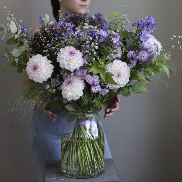 Lavender bouquet in a vase - Размер L 