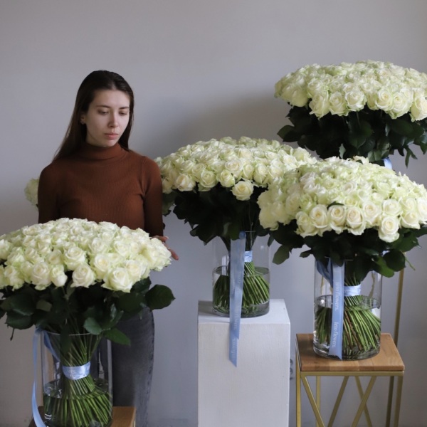 Flower set "For someone who is really in love" - Размер S