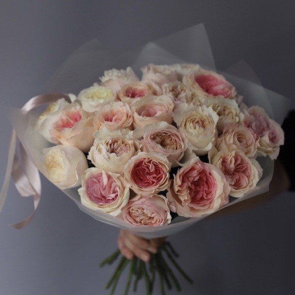 Mix of different garden roses - 35 роз