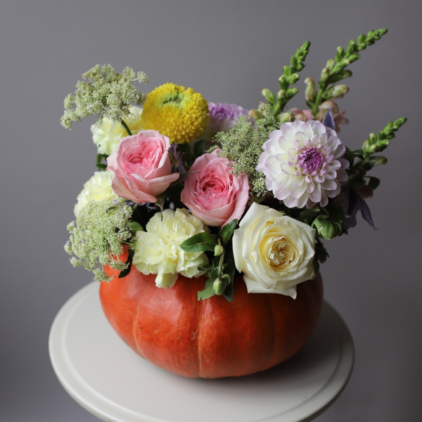 Bouquet in a pumpkin - Размер S