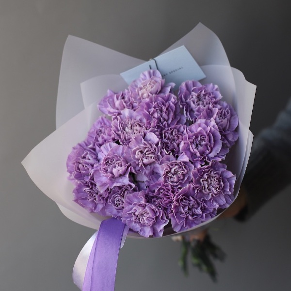 Lilac Carnations - 19 гвоздик
