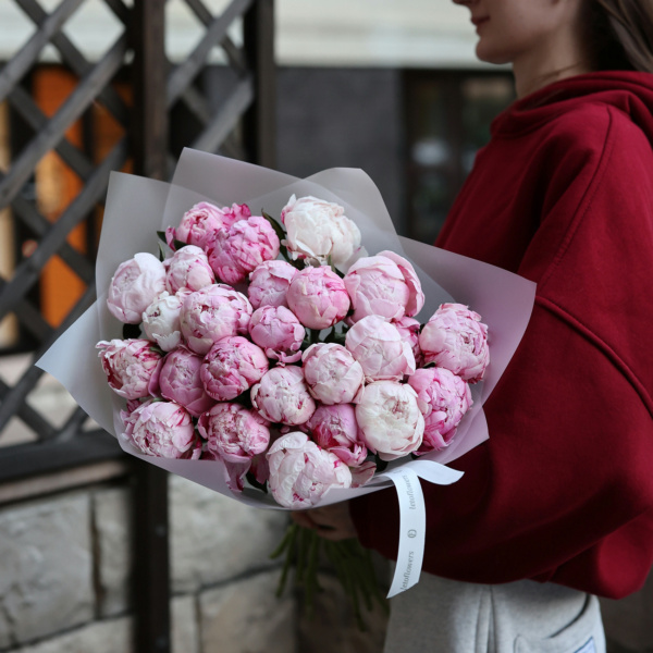 Pink Peony - 25 пионов