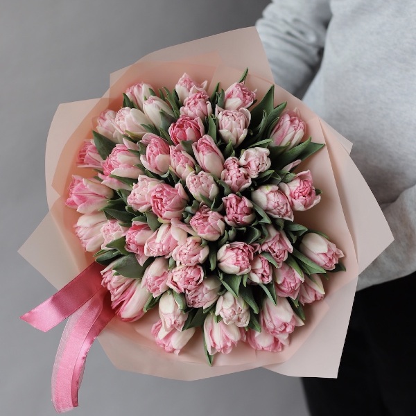 Light-pink Tulips -  39 тюльпанов 