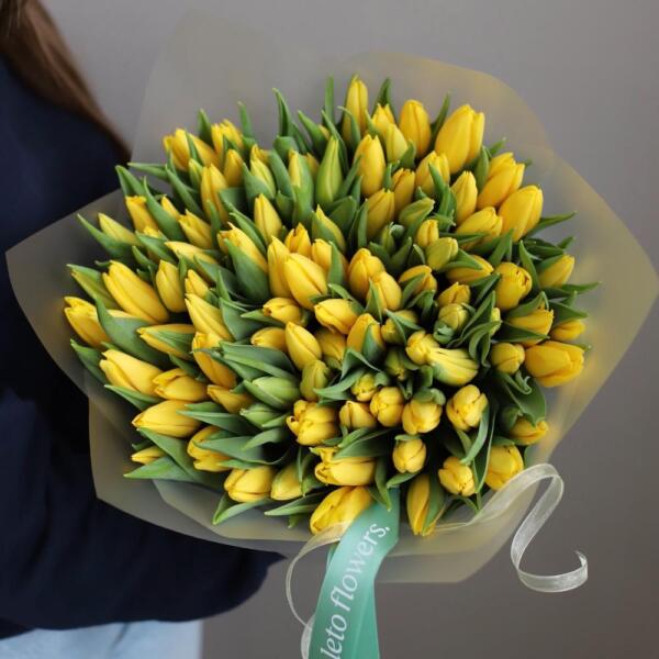 Yellow Tulips - 99 тюльпанов