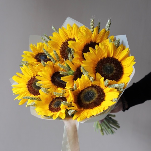 Sunflowers with Wheat - Размер S