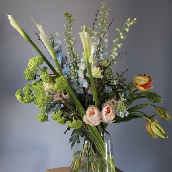 Flower subscription "Long-lasting" (4 deliveries) -  Размер L 