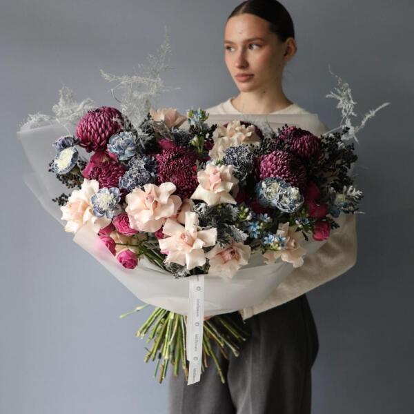 Signature bouquet November in the fog - Размер XL
