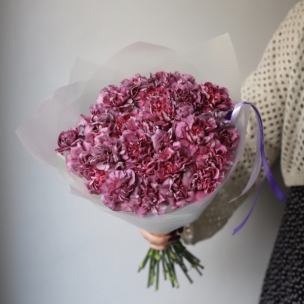 Purple Carnations - 29 гвоздик