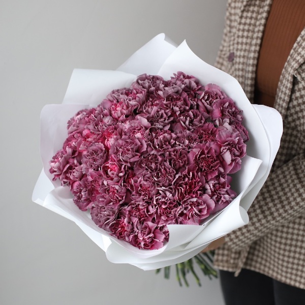 Purple Carnations - 39 гвоздик