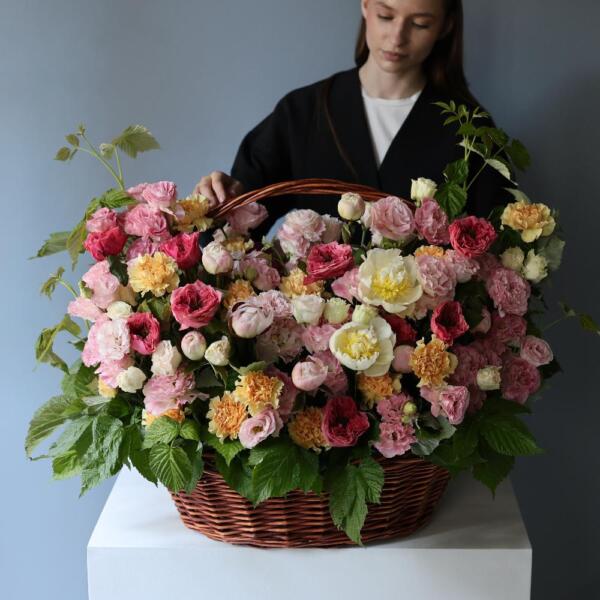 Pink Signature basket - Размер L