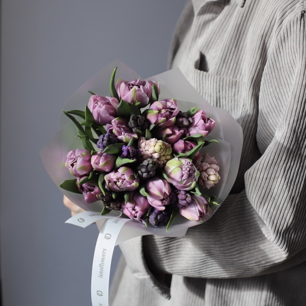 Tulips and Hyacinthus - Размер S