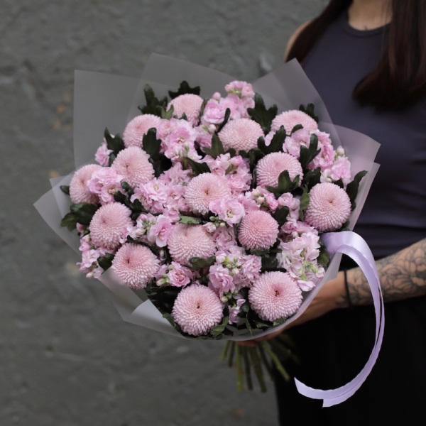 Chrysanthemum with Spray Stock - Размер между S и M