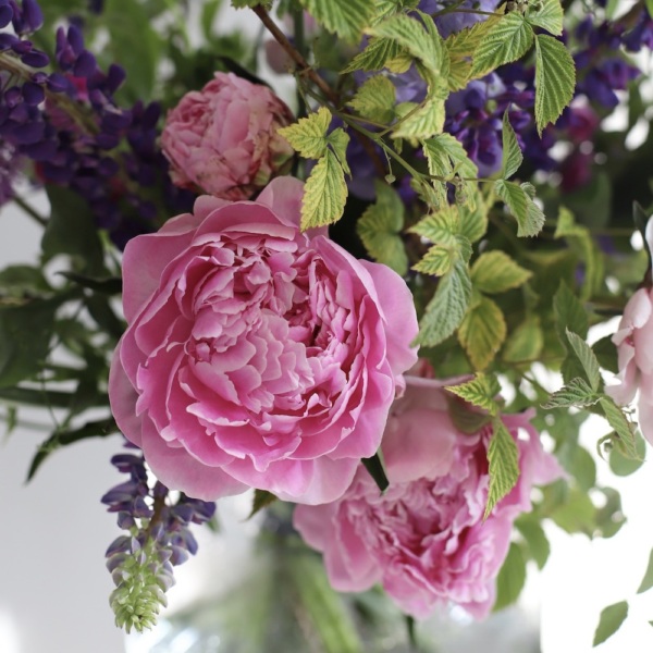 Summer bouquet in a vase