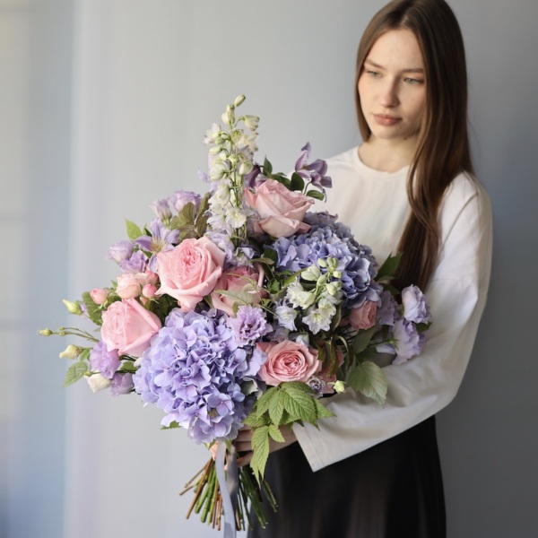 Lavender signature bouquet - Размер M