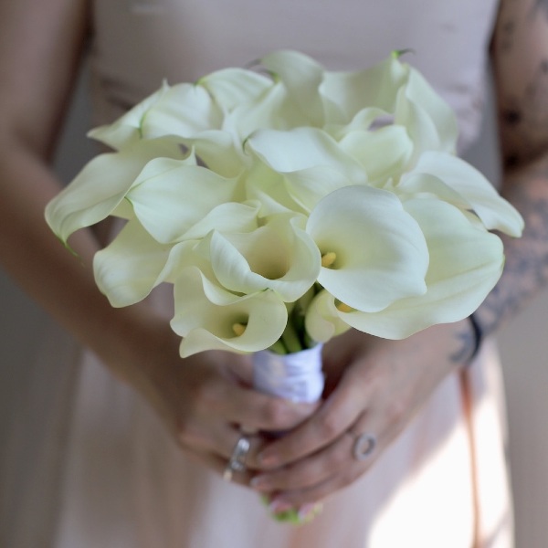 Bridal bouquet of Calla Lilies  - Размер S