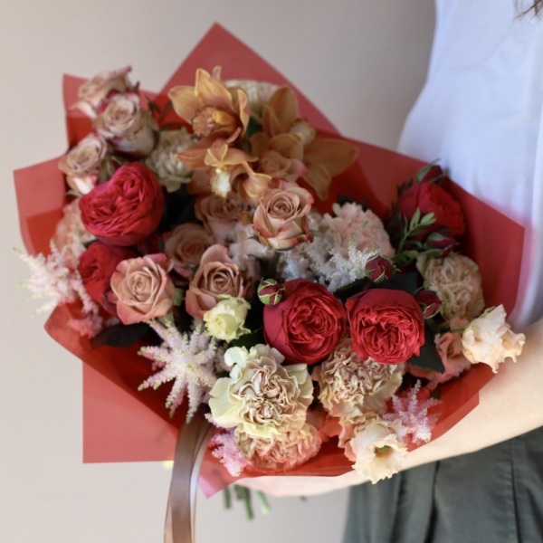 Caramel signature bouquet - Размер M