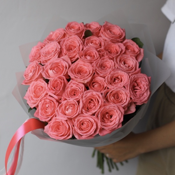 Salmon roses -  29 роз 