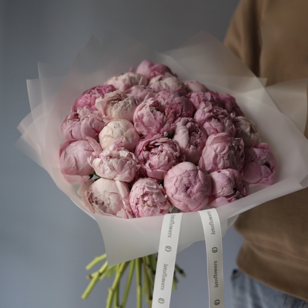 Pink Peony -  25 пионов 