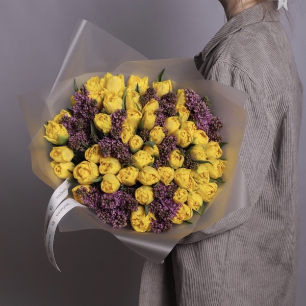 LIlac with Tulips - Размер M