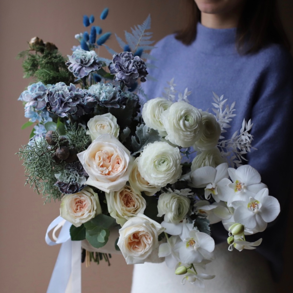 Winter signature bouquet Arctic - Размер L