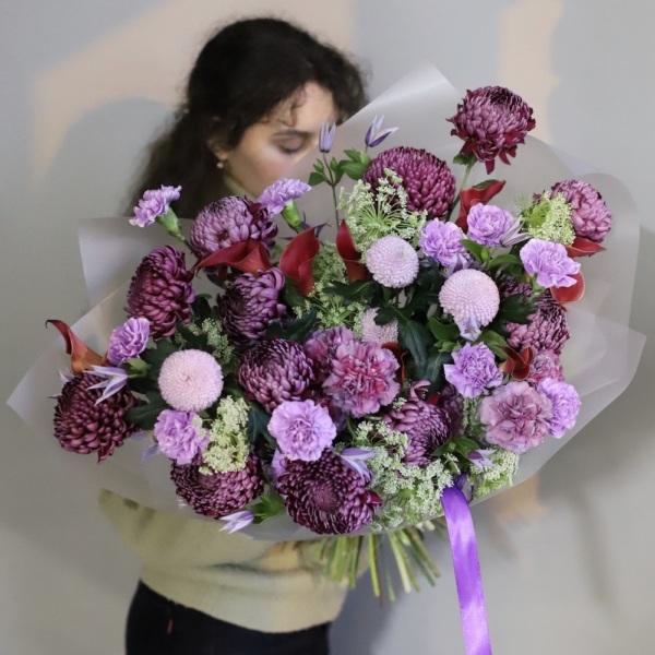 Blueberry signature bouquet - Размер L