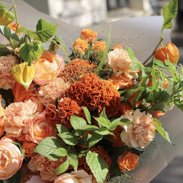 Orange signature bouquet