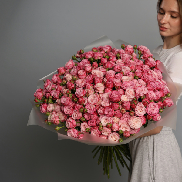 Lady Bombastic spray rose - 49 кустовых роз