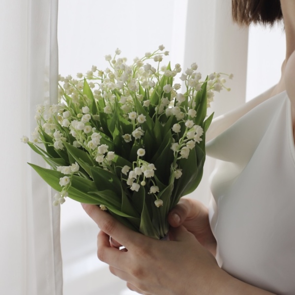 Bridal bouquet of Lilies of the Valley  - Размер M