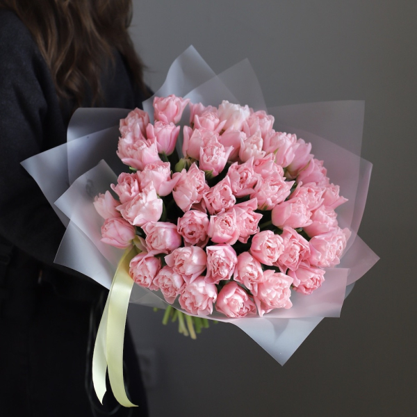 Pink Tulips Dreamer -  49 тюльпанов 