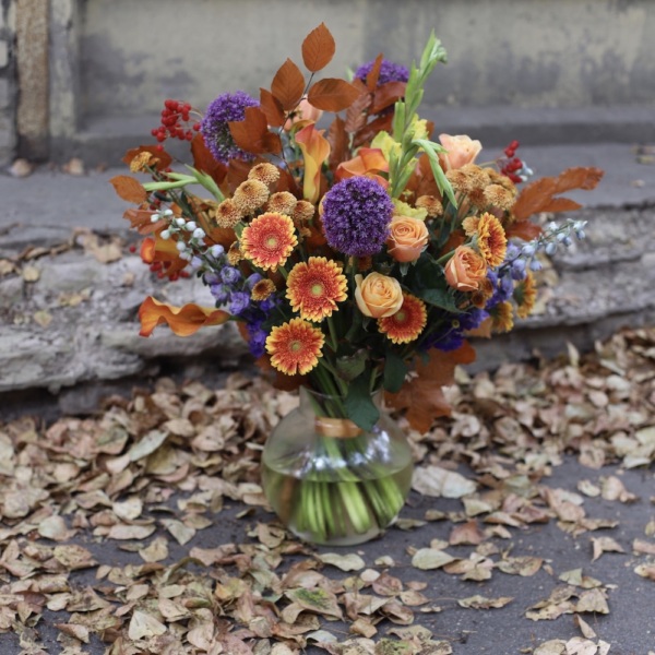 Fall bouquet in a vase -  Размер XL 