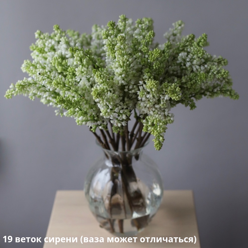 Lilac in a vase Lilac in a vase - 19 веток сирени (ваза может отличаться)