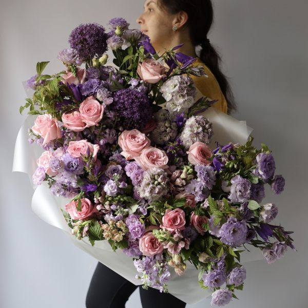 Lavender signature bouquet -  Размер XL 