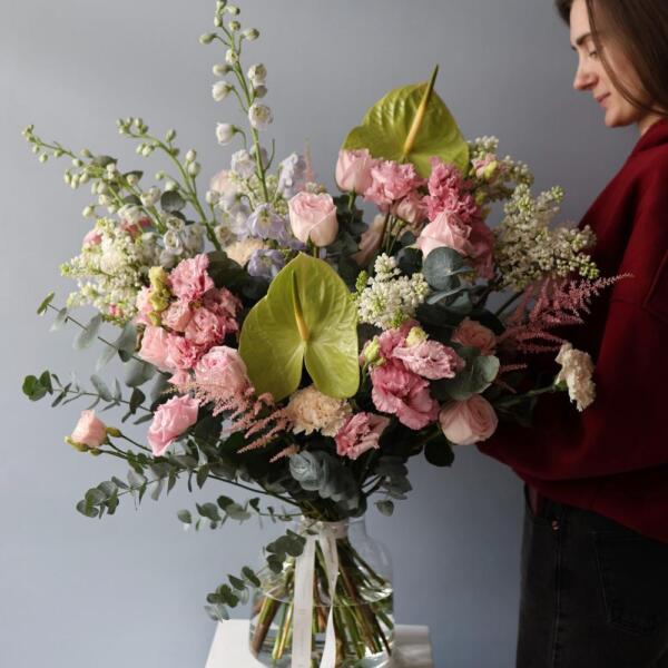 Flower subscription "Bunch" (4 deliveries) - Размер XL