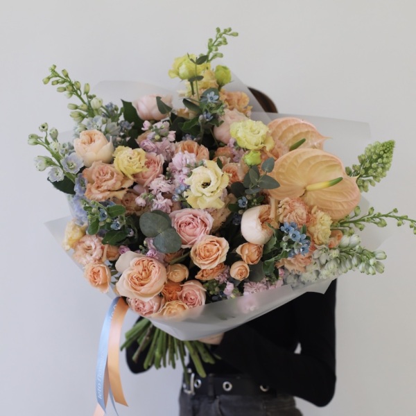 Peachy signature bouquet - Размер XL
