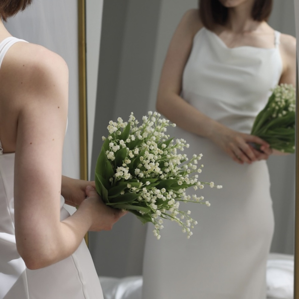 Bridal bouquet of Lilies of the Valley - Размер M