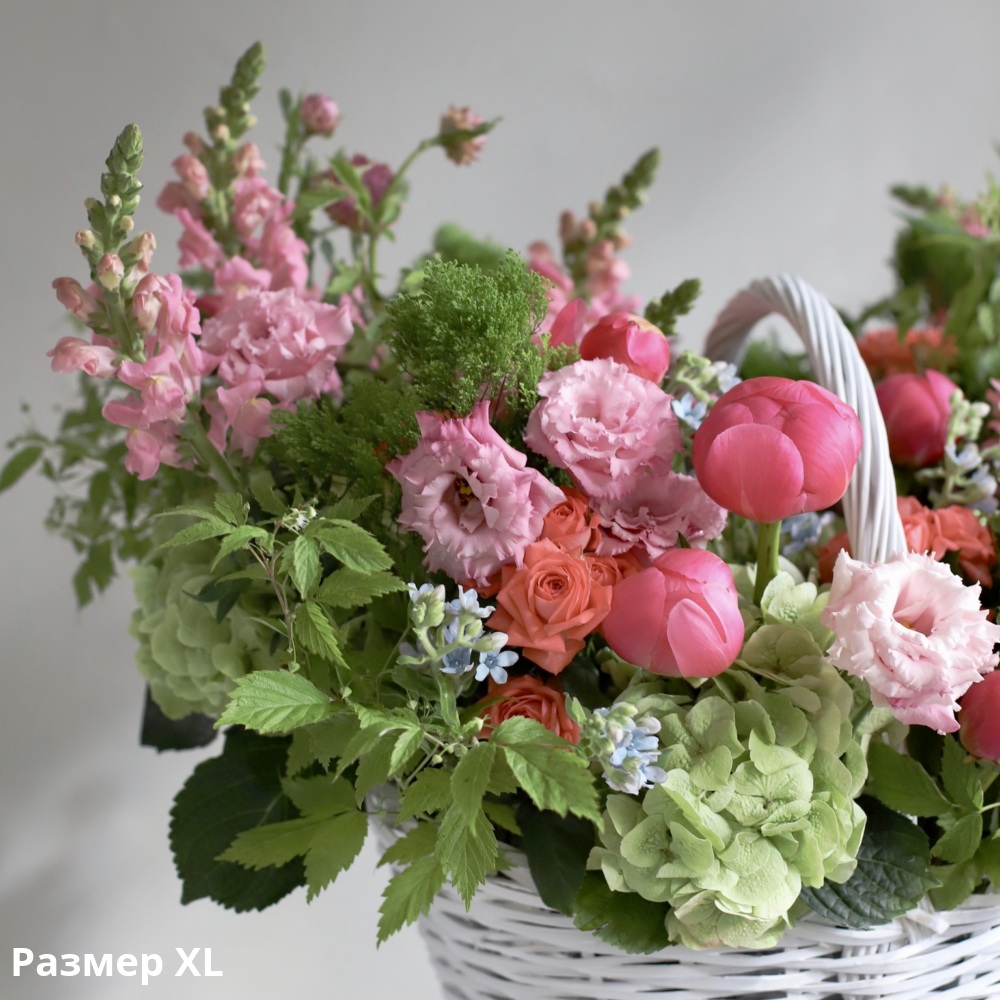 Авторская корзина "Картина маслом" - Размер XL