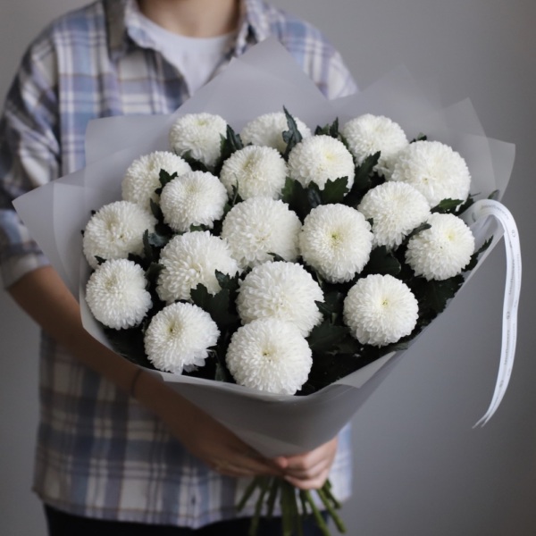 White Chrysanthemum - 29 хризантем 