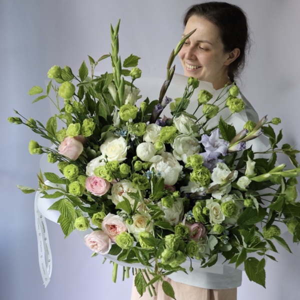 Watercolor signature bouquet - Размер L