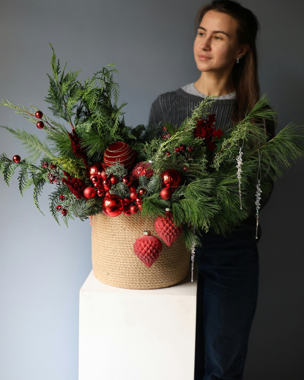 New Year basket “Red Velvet”, photo 2