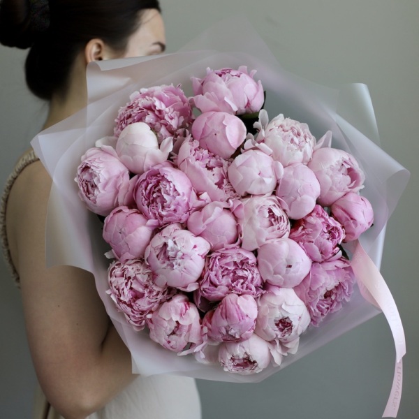 Pink Peony - 25 пионов