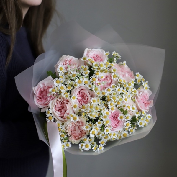 O'hara garden roses with Chamomile - Размер S