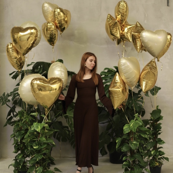 Set of balloons "Gold"