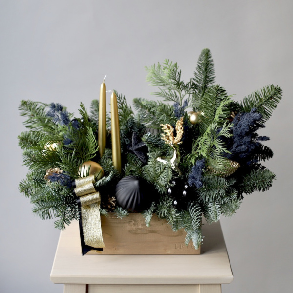 “New Year wooden box 'Golden Truffle'”