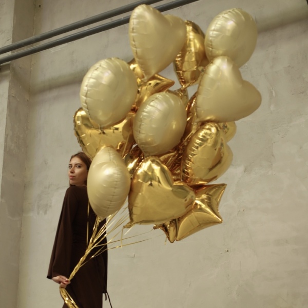 Set of balloons "Gold"