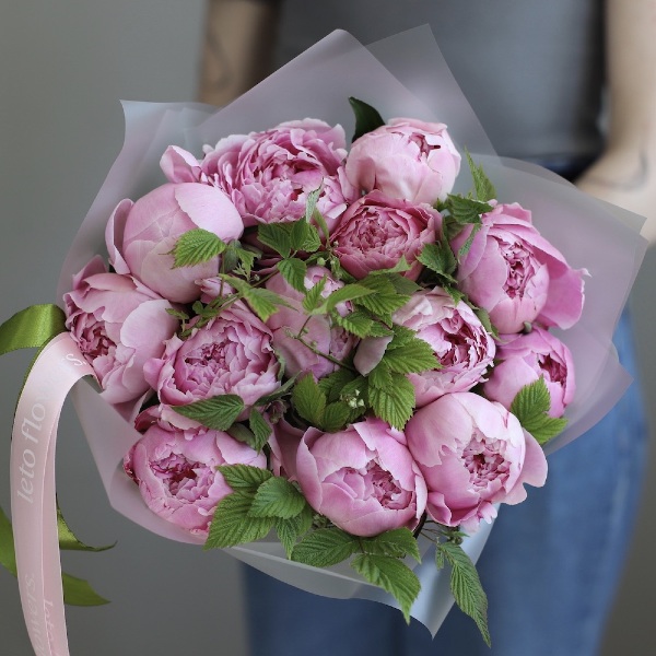 Pink Peony - 13 пионов