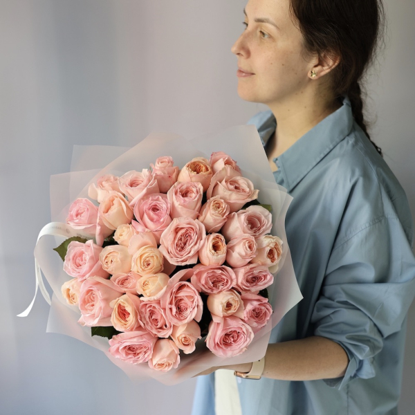 Mix of different garden roses - 35 роз