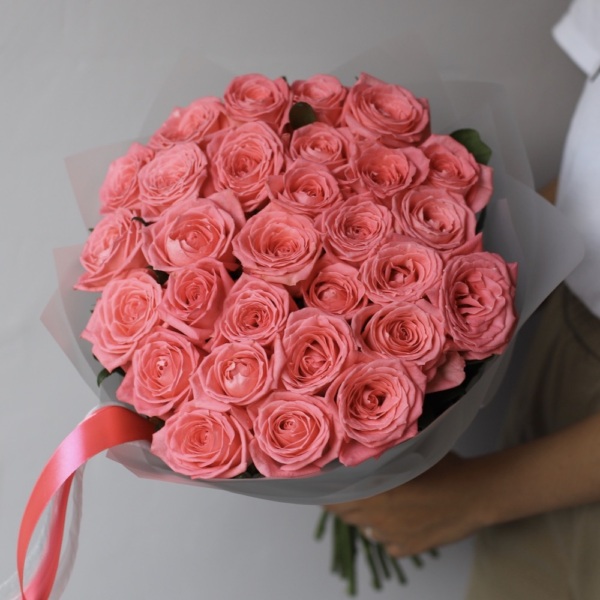 Salmon roses -  29 роз 