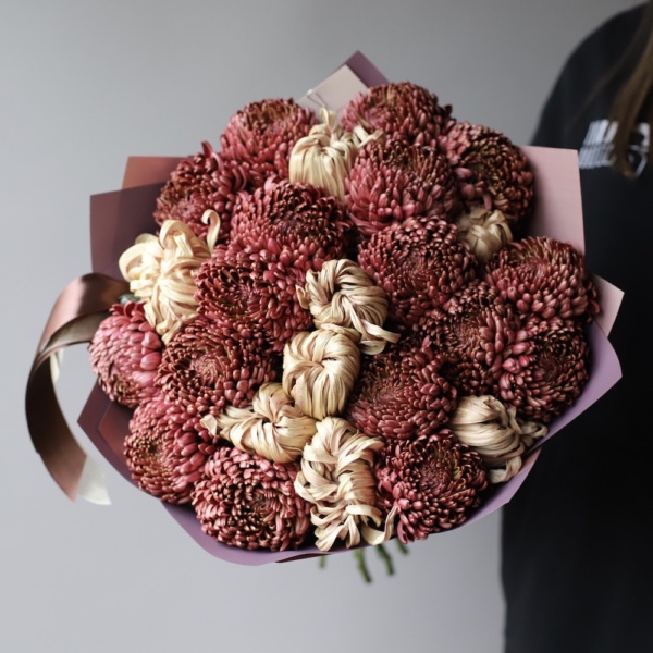 Bouquet of Chrysanthemums mix - 25 хризантем